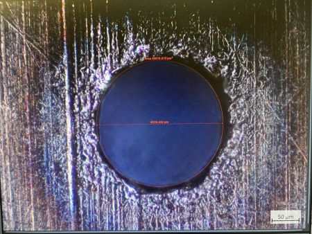 Waterjet Laser Hole Drilling Stainless Steel